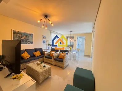Apartamento com 3 Quartos para alugar, 107m² no Pitangueiras, Guarujá
