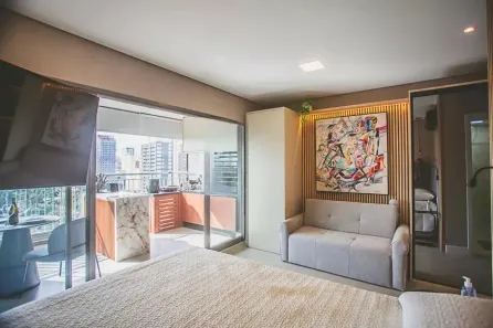 Kitnet com 1 Quarto à venda, 32m² no Indianópolis, São Paulo