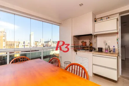 Apartamento com 2 Quartos para alugar, 129m² no Aparecida, Santos