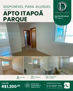 Apartamento com 2 Quartos para alugar, 67m² no Itapoã Parque, Brasília
