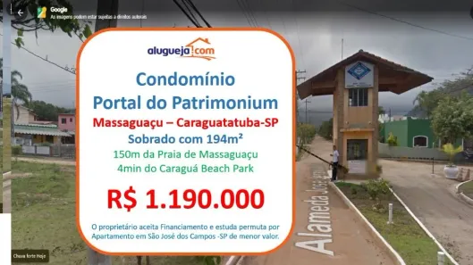 Casa de Condomínio com 4 Quartos à venda, 194m² no Portal do Patrimonium, Caraguatatuba