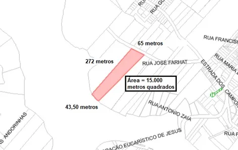 Lote/Terreno à venda, 15000m² no Dos Finco, São Bernardo do Campo