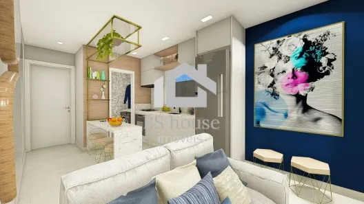 Apartamento com 2 Quartos à venda, 41m² no Vila Assunção, Santo André