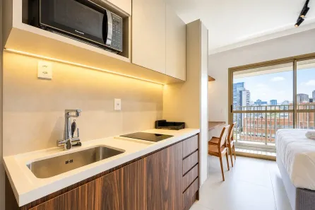 Apartamento com 1 Quarto para alugar, 25m² no Vila Mariana, São Paulo