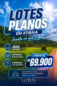Lote/Terreno à venda, 600m² no Portão, Atibaia