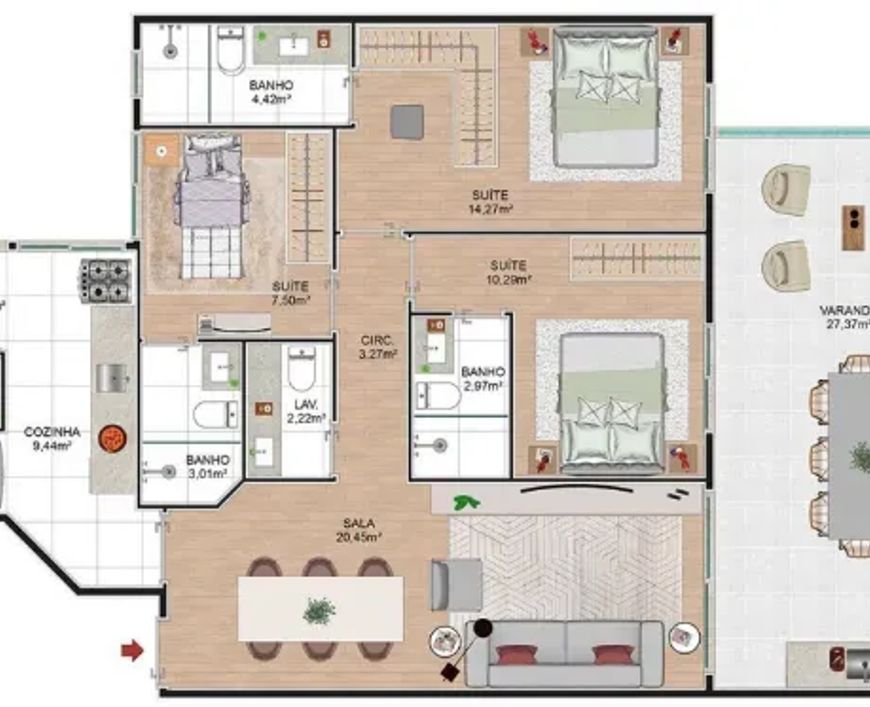 RESIDENCIAL ORBE PRIME no Recreio dos Bandeirantes, Rio de Janeiro