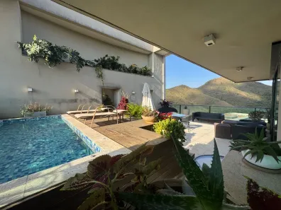 Cobertura com 4 Quartos à venda, 450m² no Vale dos Cristais, Nova Lima