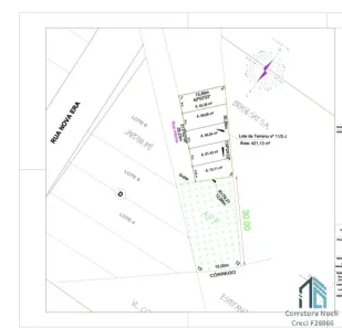 Lote/Terreno à venda, 1054m² no Campina do Arruda, Almirante Tamandaré