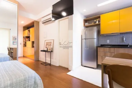 Apartamento com 1 Quarto à venda, 34m² no Cidade Monções, São Paulo
