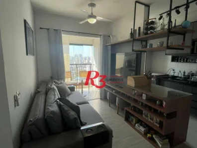 Apartamento com 2 Quartos para alugar, 63m² no Marapé, Santos