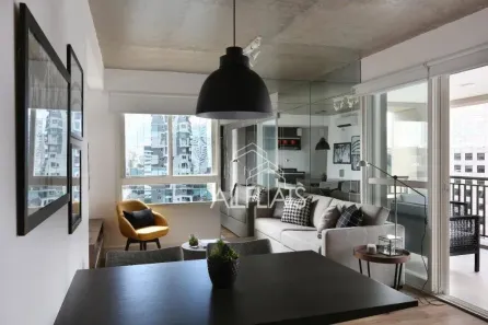 Apartamento com 1 Quarto à venda, 62m² no Cidade Monções, São Paulo