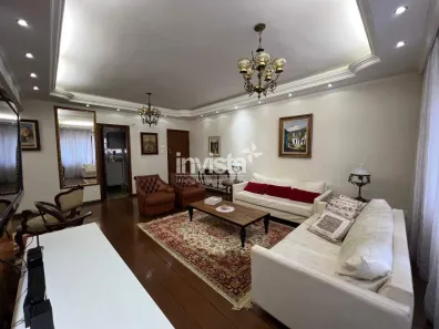 Apartamento com 4 Quartos para alugar, 150m² no Gonzaga, Santos