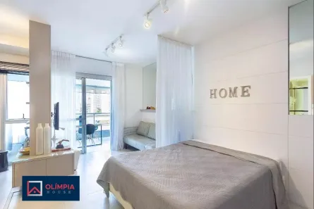 Apartamento com 1 Quarto para alugar, 37m² no Indianópolis, São Paulo