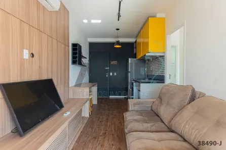 Apartamento com 1 Quarto para venda ou aluguel, 42m² no Cidade Monções, São Paulo