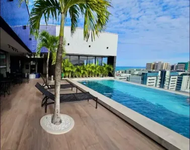Apartamento com 1 Quarto para alugar, 33m² no Jatiúca, Maceió