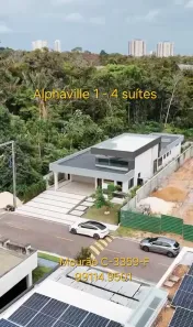 Casa de Condomínio com 4 Quartos à venda, 300m² no Ponta Negra, Manaus