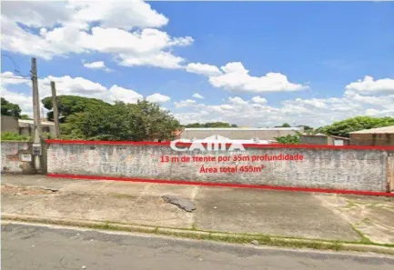 Lote/Terreno à venda, 455m² no Vila Mimosa, Campinas