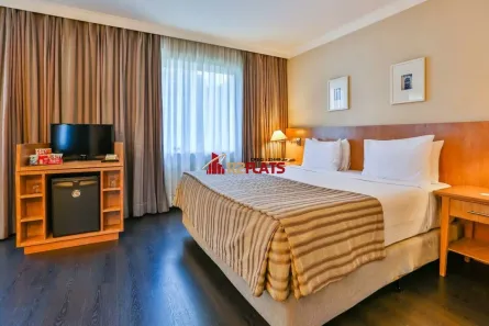 Flat com 1 Quarto à venda, 28m² no Cidade Monções, São Paulo