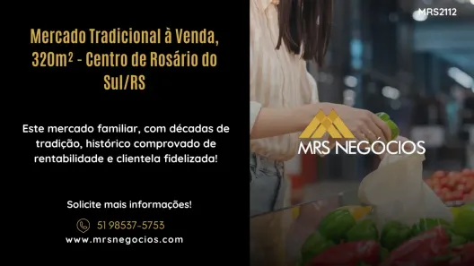 Ponto Comercial à venda, 320m² no Primavera, Rosário do Sul