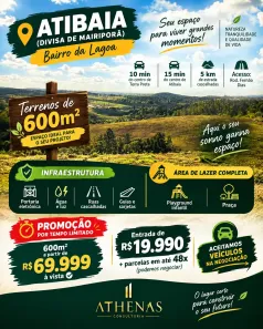 Lote/Terreno à venda, 600m² no Roseira, Mairiporã