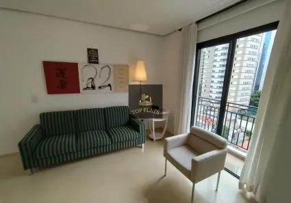 Flat com 1 Quarto para alugar, 42m² no Itaim Bibi, São Paulo