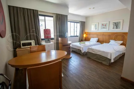 Flat com 1 Quarto para alugar, 27m² no Indianópolis, São Paulo