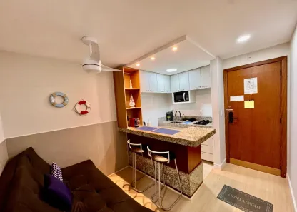 Flat com 1 Quarto para alugar, 50m² no Praia da Costa, Vila Velha