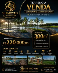 Lote/Terreno à venda, 303m² no Centro, Eusébio