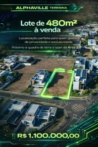 Lote/Terreno à venda, 480m² no Gurupi, Teresina
