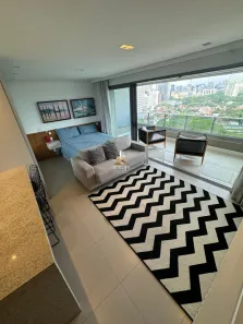Apartamento com 1 Quarto para venda ou aluguel, 47m² no Pinheiros, São Paulo