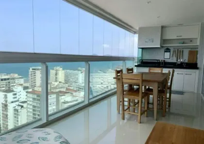 Apartamento com 3 Quartos para alugar, 167m² no Boqueirão, Santos