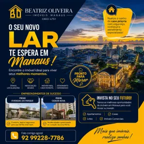 Apartamento com 2 Quartos à venda, 51m² no Planalto, Manaus
