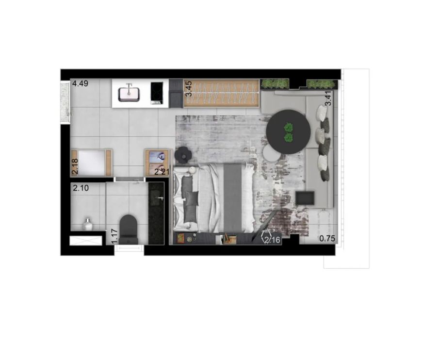THINK HOME VILA MADALENA - APARTAMENTOS no Sumarezinho, São Paulo