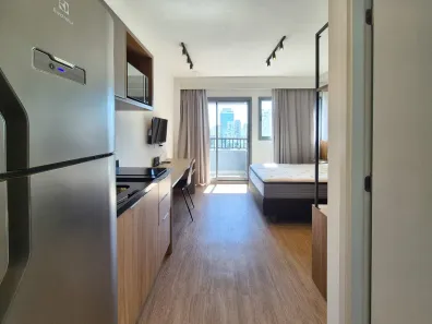 Apartamento com 1 Quarto para alugar, 24m² no Vila Olímpia, São Paulo