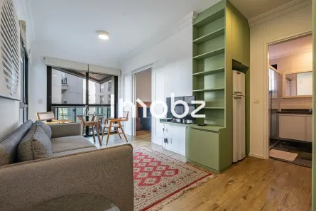 Kitnet com 1 Quarto à venda, 38m² no Jardim Paulistano, São Paulo