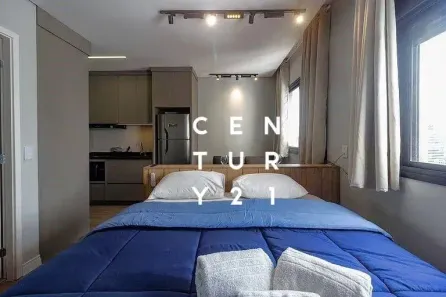 Apartamento com 1 Quarto para alugar, 24m² no Pinheiros, São Paulo