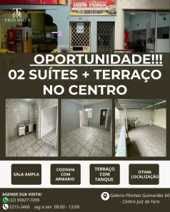 Apartamento com 2 Quartos para alugar, 65m² no Centro, Juiz de Fora