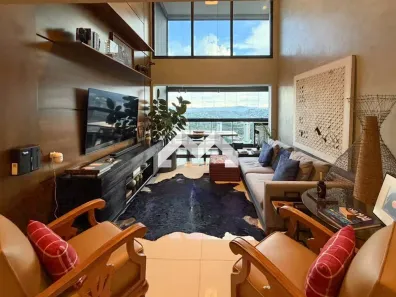 Apartamento com 3 Quartos para alugar, 110m² no Vila da Serra, Nova Lima