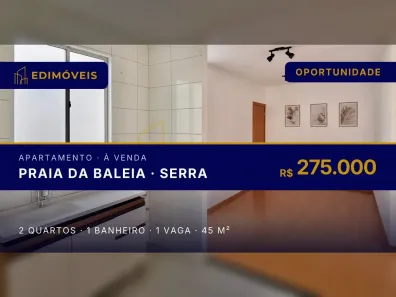 Apartamento com 2 Quartos à venda, 45m² no Praia da Baleia, Serra