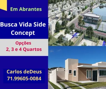 Casa de Condomínio com 2 Quartos à venda, 70m² no Nova Abrantes (Abrantes), Camaçari