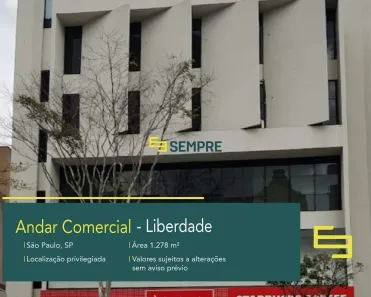 Imóvel Comercial para alugar, 1278m² no Liberdade, São Paulo