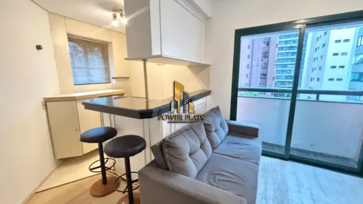 Flat com 1 Quarto para alugar, 35m² no Itaim Bibi, São Paulo
