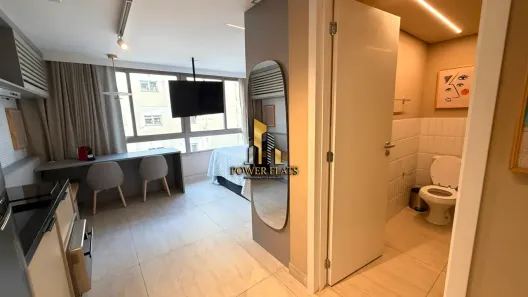 Apartamento com 1 Quarto para alugar, 25m² no Pinheiros, São Paulo