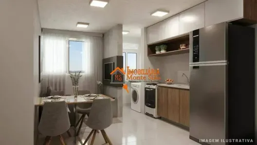 Apartamento com 2 Quartos à venda, 37m² no Vila Nova Bonsucesso, Guarulhos