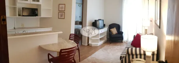 Apartamento com 1 Quarto para alugar, 40m² no Brooklin Paulista, São Paulo