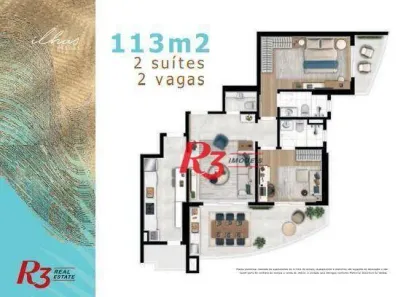 Apartamento com 2 Quartos à venda, 213m² no Ponta da Praia, Santos