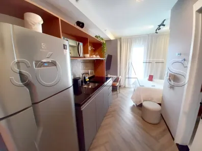 Apartamento com 1 Quarto para alugar, 20m² no Moema, São Paulo