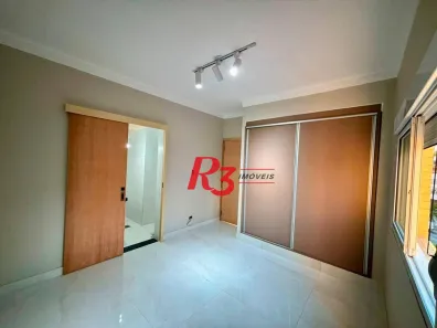 Apartamento com 3 Quartos para alugar, 140m² no José Menino, Santos