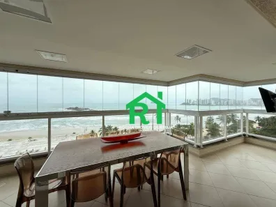 Apartamento com 3 Quartos para alugar, 166m² no Pitangueiras, Guarujá