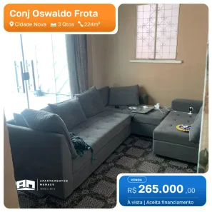 Casa com 3 Quartos à venda, 224m² no Cidade Nova, Manaus